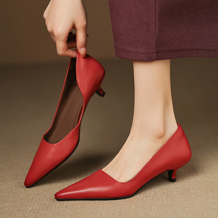Valenza™| Kynora Leather Heels