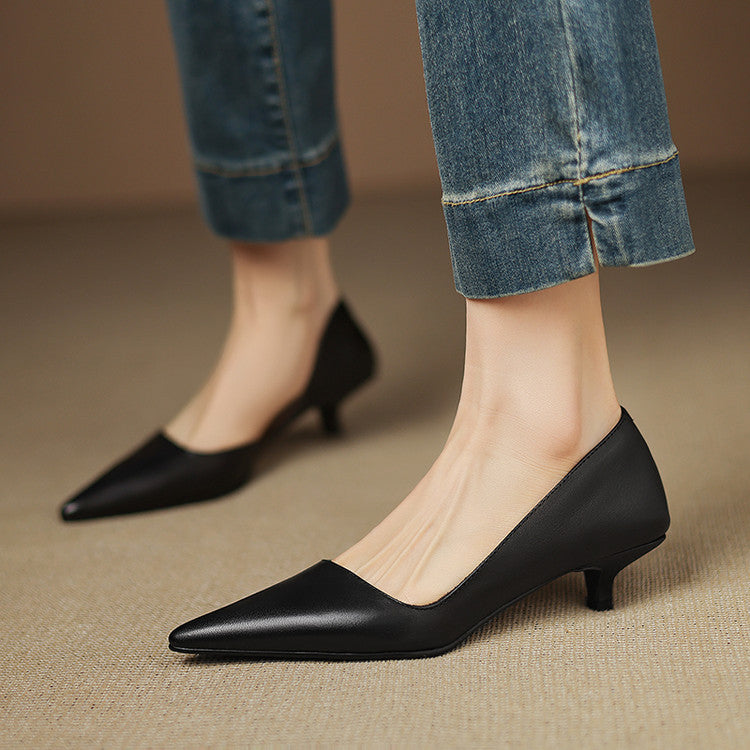 Valenza™| Kynora Leather Heels