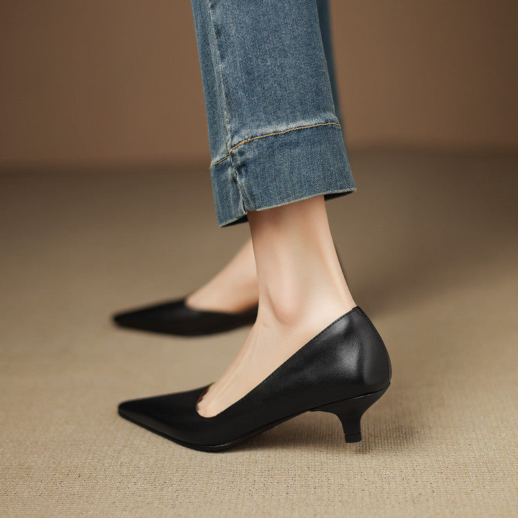 Valenza™| Kynora Leather Heels