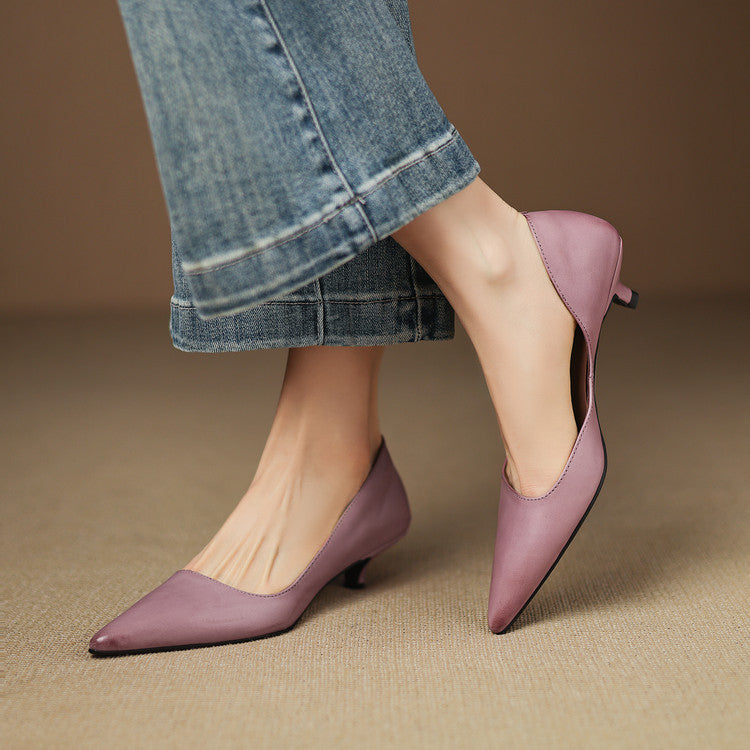 Valenza™| Kynora Leather Heels