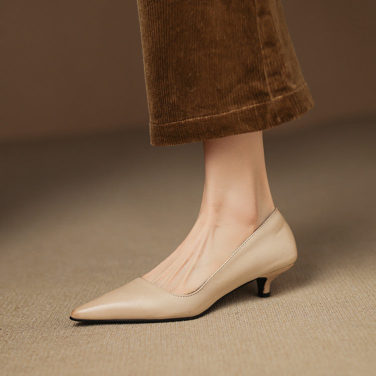 Valenza™| Kynora Leather Heels
