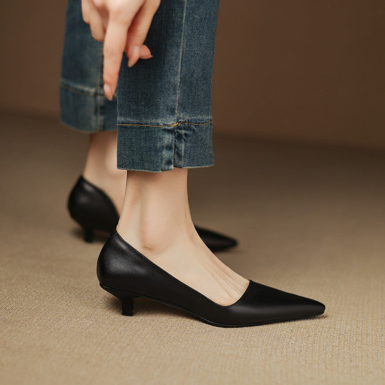 Valenza™| Kynora Leather Heels