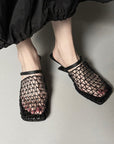 Valenza™| Jamil Mesh Curve Mules