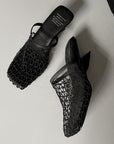 Valenza™| Jamil Mesh Curve Mules