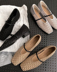 Valenza™| Cady Woven Mary Janes