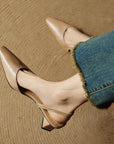 Valenza™| Kerissa Covered Slingbacks