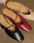 Valenza™| Mirala Leather Mules