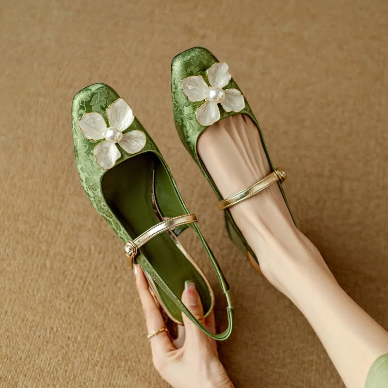 Valenza™| Genine Slingback Pumps