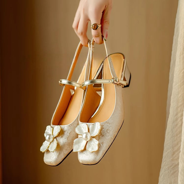 Valenza™| Genine Slingback Pumps