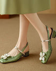 Valenza™| Genine Slingback Pumps