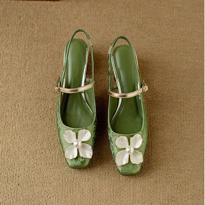 Valenza™| Genine Slingback Pumps