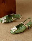 Valenza™| Genine Slingback Pumps
