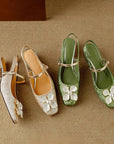 Valenza™| Genine Slingback Pumps